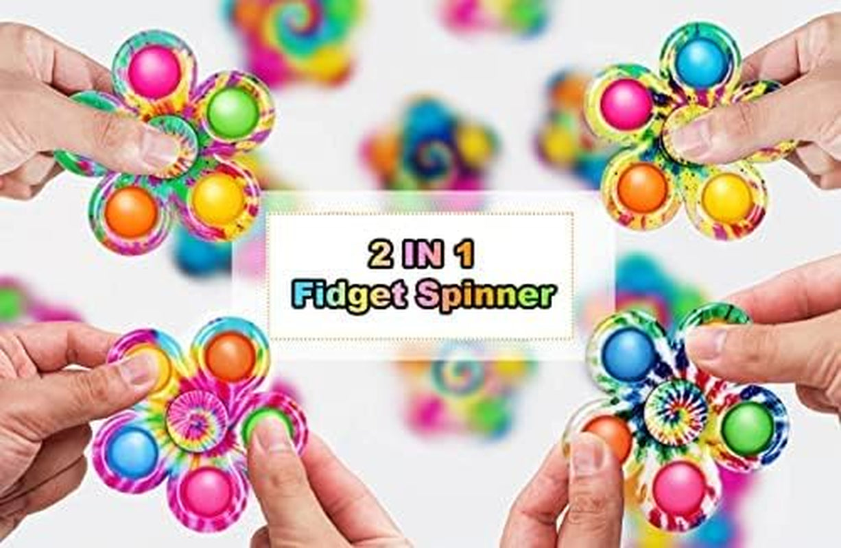 Fidget Spinner Toy, Mini Fidget Toys, Goodie Bag Stuffers Fidget Toys, Fidgets for Party Favors Supplies, Fidget Toy for Stress Relief, Sensory Toys for Kids Teen Classroom Prizes Gifts