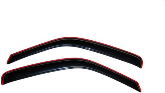 [AVS] In-Channel Rain Guards for 1999 - 2007 Mazda B3000; 1999 - 2009 Mazda B4000 Extended Cab; 1999 - 2011 Ford Ranger Supercab | Window Vent Visors, 2 Pcs. - Smoke | 192083